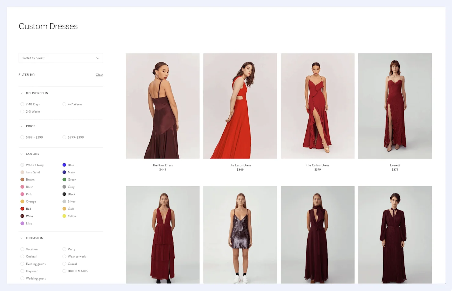 Listing page reached at least 90/100 page speed score