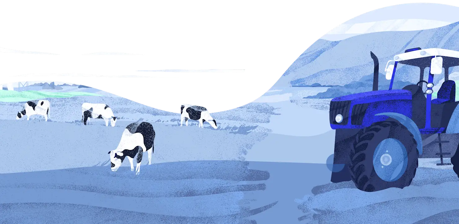 A Cattle Farmer on their phone