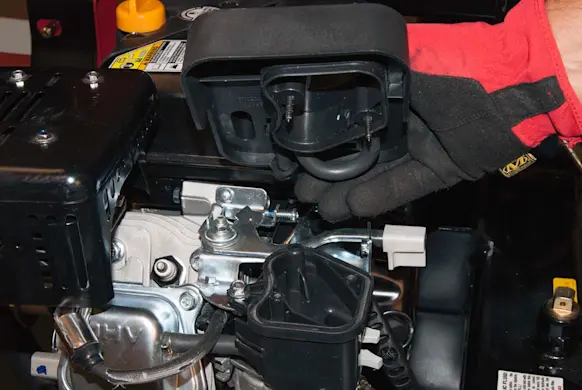 PHOTO: Remove the silencer plate.