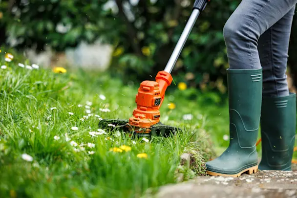 sears parts direct image for Can you cut grass with a weed whacker?