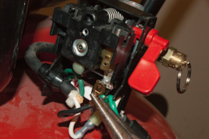Disconnect the black wires.