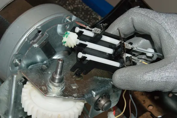 PHOTO: Reinstall the limit switch.