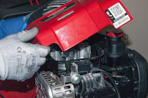 Reinstall the blower housing.