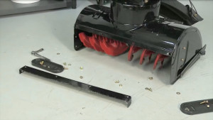 How to replace a snowblower shave plate video.