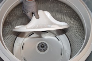 PHOTO: Remove the impeller from the washer.