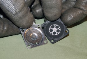 PHOTO: Remove the diaphragm and gasket.