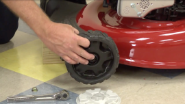 How to change a lawn mower wheel video