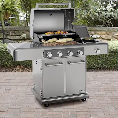 Fall outdoor grilling