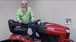 How to change the Smart Switch Ignition password on a lawn tractor video