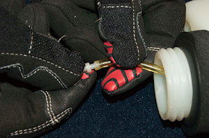 Install the grommet.