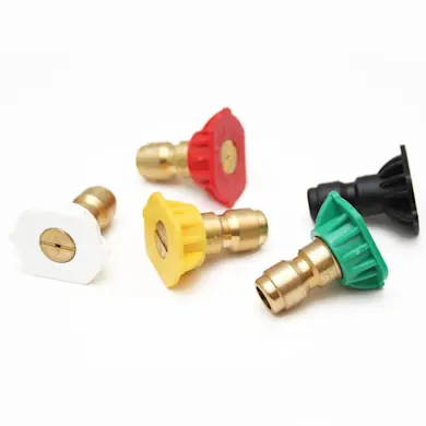 Choosing the correct spray tip for a pressure washer