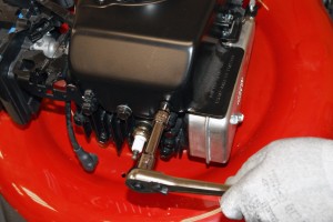 PHOTO: Remove the blower housing.