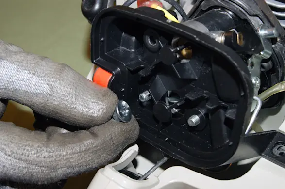 PHOTO: Remove the mounting nuts.