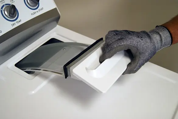 PHOTO: Remove the lint screen.