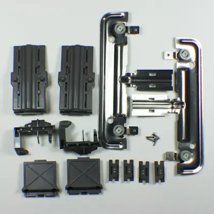 sears parts direct image for How to replace a dishwasher upper rack height adjuster
