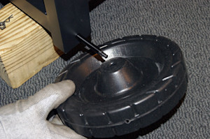 Remove the wheel.