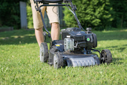 How to fix a pull cord stuck after tipping mower