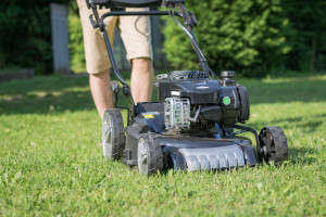 How to fix a pull cord stuck after tipping mower.