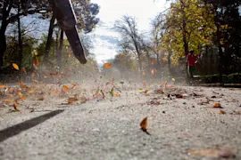 Preparing a leaf blower for long-term storage