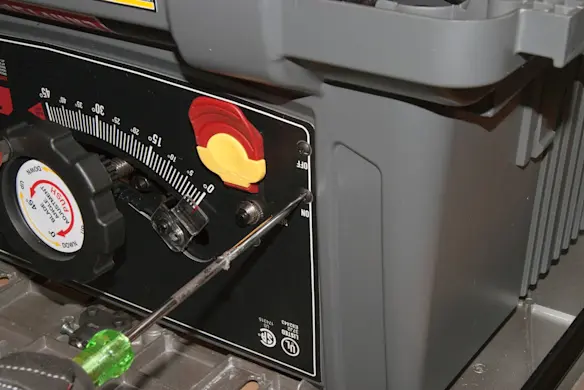 PHOTO: Remove the switch box cover.
