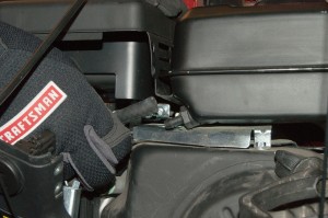 PHOTO: Reconnect the fuel line to the fuel filter.