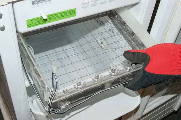 sears parts direct image for Freestanding ice maker troubleshooting