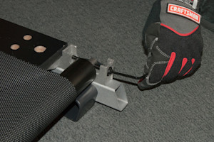 Apply tension to the belt.