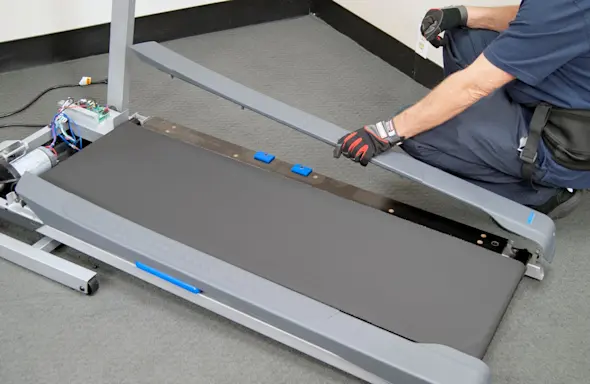 PHOTO: Remove the side foot rails.