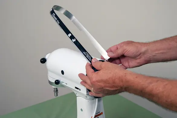 PHOTO: Remove the trim band.
