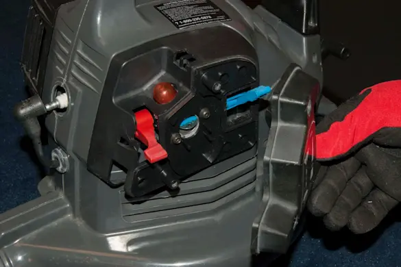 PHOTO: Remove the air filter cover.