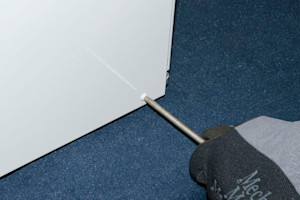 Remove the side screws.