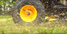 How to keep grass clippings from sticking to a mower deck