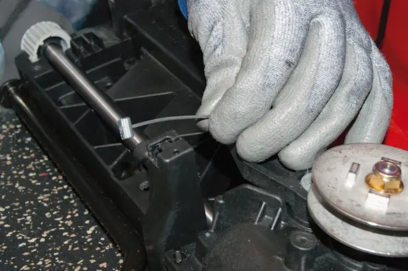 PHOTO: Release the drive cable.