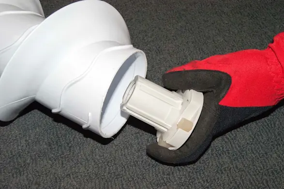 PHOTO: Dump the cam out of the agitator.
