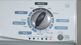How to calibrate a washer after a repair video