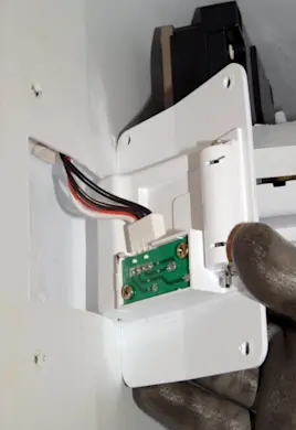 PHOTO: Pull the emitter board out.