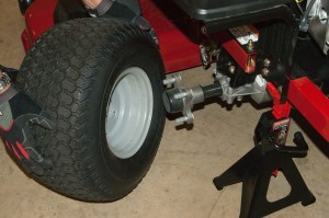 PHOTO: Reinstall the rear wheels.