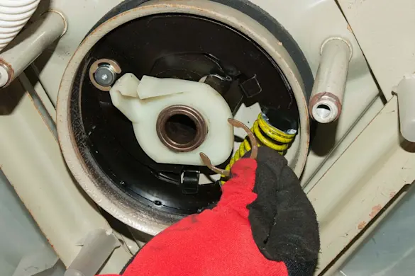 PHOTO: Install the new brake cam.