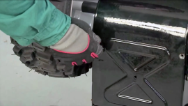 How to lubricate a snowblower drive hex shaft video