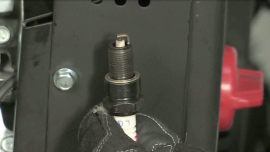 How to check and replace a snowblower spark plug
