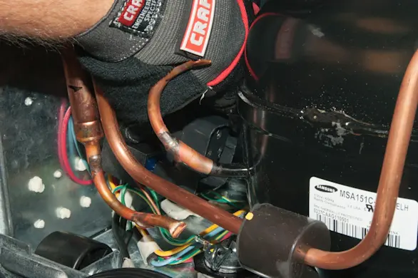 How to replace the compressor start relay in a top-freezer refrigerator ...