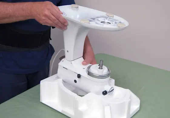 PHOTO: Flip the mixer over.