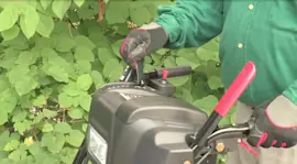 How to engage the snowblower drive