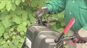 How to engage a snowblower drive video.