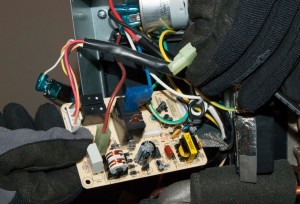 PHOTO: Remove the wires from the electronic control board.