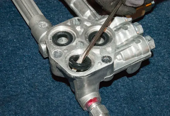 PHOTO: Remove the water seals.