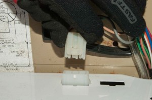 PHOTO: Unplug the lid switch wire harness connector.