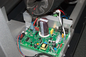 Disconnect the motor controller wires.