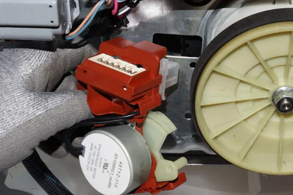 PHOTO: Remove the shifter from the washer.