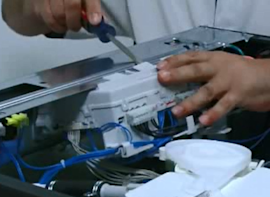 How to remove the main control board and user interface from a Maytag Epic Z front-load washer